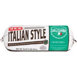 H-E-B Premium Pork Breakfast Sausage - Italian