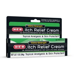H-E-B Extra Strength Itch Relief Cream - Topical Analgesic & Skin Protectant