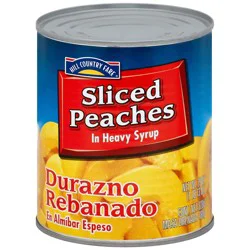 Hill Country Fare Peach Slices in Heavy Syrup