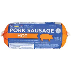 Hill Country Fare Pork Sausage - Hot