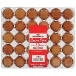 H-E-B Mi Tienda Huevos Rojos Grade A Large Brown Eggs