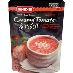 H-E-B Creamy Tomato & Basil Soup
