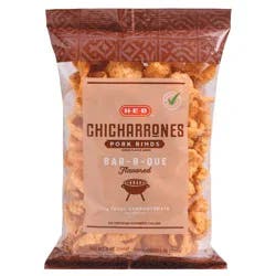 H-E-B Chicharrones Pork Rinds - Bar-B-Que