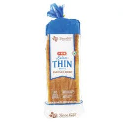 H-E-B Extra Thin White Sliced Bread