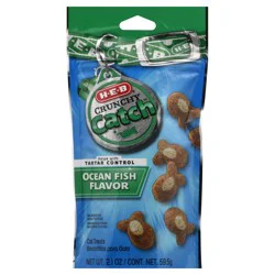 H-E-B Crunchy Catch Ocean Fish Flavor Cat Treats