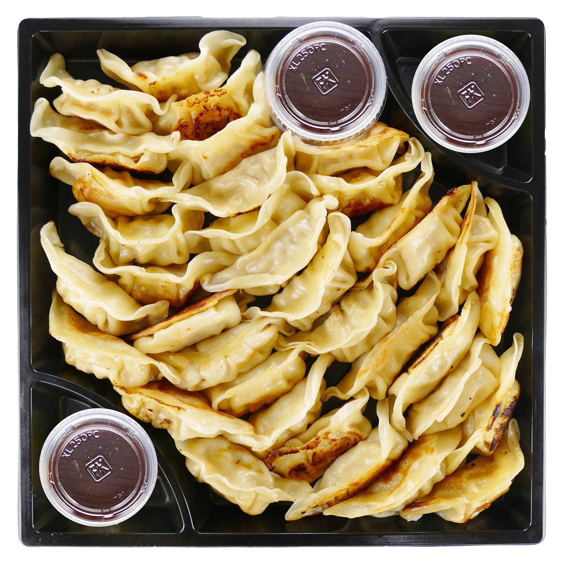 slide 1 of 1, H-E-B Sushiya Party Tray - Chicken Pot Stickers, 45 ct