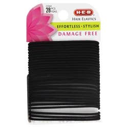 H-E-B Damage Free Black Hair Elastics