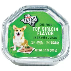 H-E-B Texas Pets Top Sirloin Flavor in Savory Juices Wet Dog Food