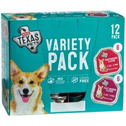 H-E-B Texas Pets Wet Dog Food - Filet Mignon & Porterhouse Variety Pack