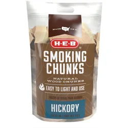 H-E-B Natural Hickory Wood Smoking Chunks