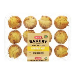 H-E-B Bakery Banana Nut Mini Muffins