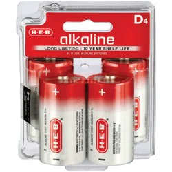 H-E-B Alkaline D Batteries