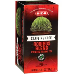 H-E-B Caffeine Free Red Rooibos Herbal Tea Bags