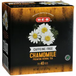 H-E-B Caffeine-Free Chamomile Herbal Tea Bags