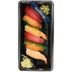H-E-B Sushiya Deluxe Nigiri Sushi – Shrimp, Tuna & Salmon