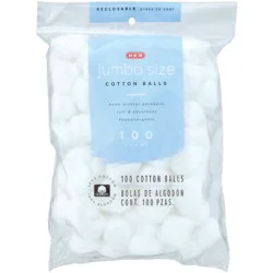 H-E-B Jumbo Size Cotton Balls