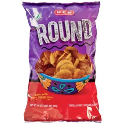 H-E-B Round Yellow Corn Tortilla Chips