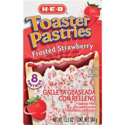 H-E-B Frosted Strawberry Toaster Pastries