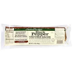 Central Market Natural Black Pepper Uncured Bacon