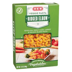H-E-B Ridged Elbow Veggie Pasta