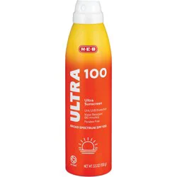 H-E-B SPF 100 Ultra Broad Spectrum Sunscreen Spray