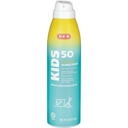 H-E-B SPF 50 Kids Broad Spectrum Sunscreen Spray