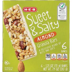 H-E-B Sweet & Salty Almond Granola Bars
