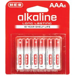 H-E-B Alkaline AAA Batteries