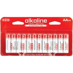 H-E-B Alkaline AA Batteries
