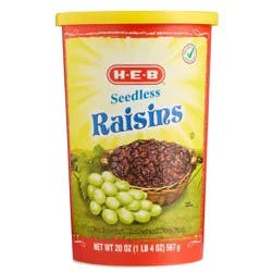H-E-B Seedless Raisins