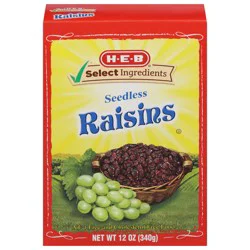 H-E-B Seedless Raisins