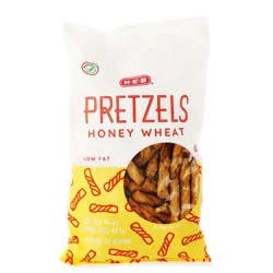 H-E-B Low Fat Honey Wheat Pretzel Sticks