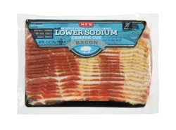 H-E-B Lower Sodium Center Cut Bacon