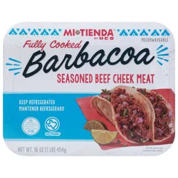 H-E-B Mi Tienda Fully Cooked Barbacoa Seasoned Beef Cheek Meat