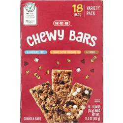 H-E-B Chewy Bars Variety Pack