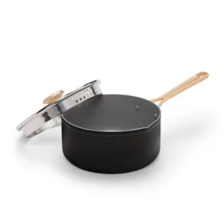 Kitchen & Table by H-E-B Non-Stick Saucepan - Classic Black