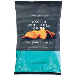 Central Market Crinkle Cut Sweet Potato Exotic Vegetable Chips