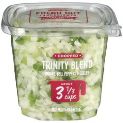 H-E-B Fresh Chopped Trinity Blend - Onion, Bell Pepper & Celery
