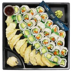 H-E-B Sushiya Sushi & Pot Sticker Party Tray - Veggie