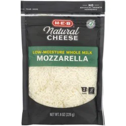 H-E-B Low Moisture Whole Mozzarella Shredded Cheese
