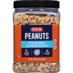 H-E-B Lightly Salted Dry Roasted Peanuts