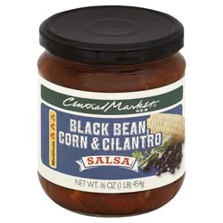 Central Market Medium Black Bean, Corn & Cilantro Salsa