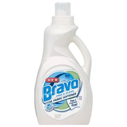 H-E-B Bravo Free & Clear HE Liquid Fabric Softener, 60 Loads