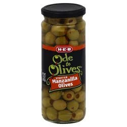 H-E-B Ode to Olives Stuffed Manzanilla Green Olives