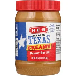 H-E-B Made in Texas Creamy Peanut Butter