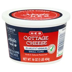 H-E-B Small Curd Cottage Cheese