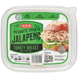 H-E-B Mesquite-Smoked Jalapeño Turkey Breast Lunch Meat