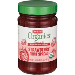 H-E-B Organics Strawberry Fruit Spread