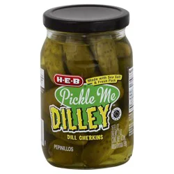 H-E-B Pickle Me Dilley Dill Gherkins Pickles