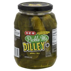 H-E-B Pickle Me DilleyWhole Dill Pickles